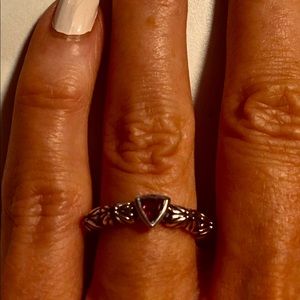 NWOT Dweck Diamonds Amethyst Sterling Silver Ring